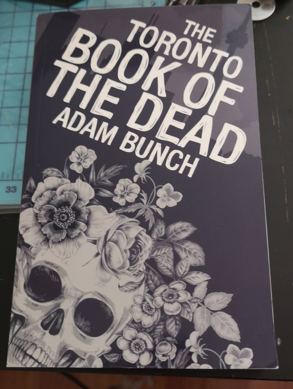 The Toronto Book of the Dead by Adam Bunch - Dark Purple Cover